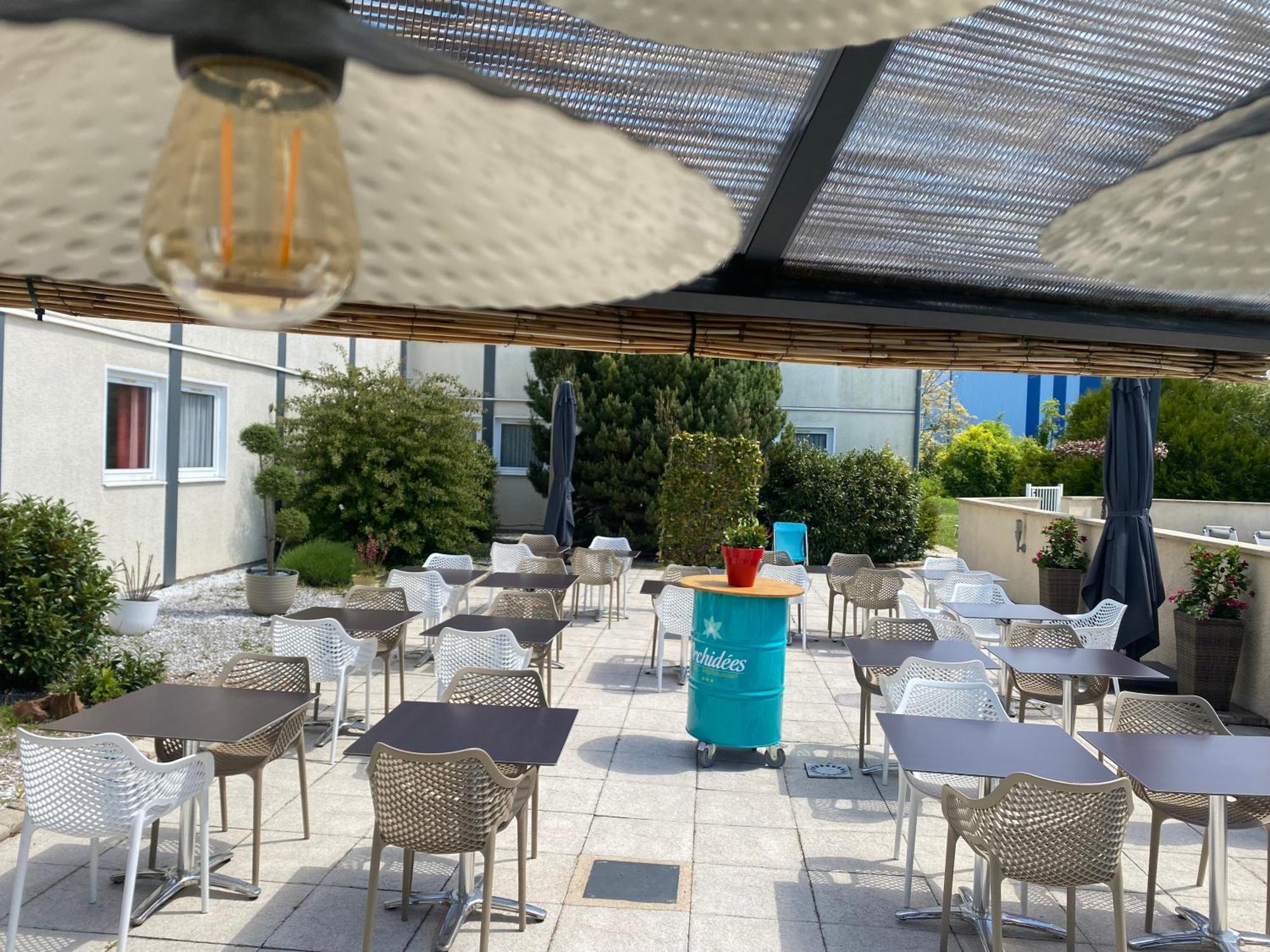 Les Orchidees , Hotel & Restaurant 베르됭쉬르뫼즈 외부 사진