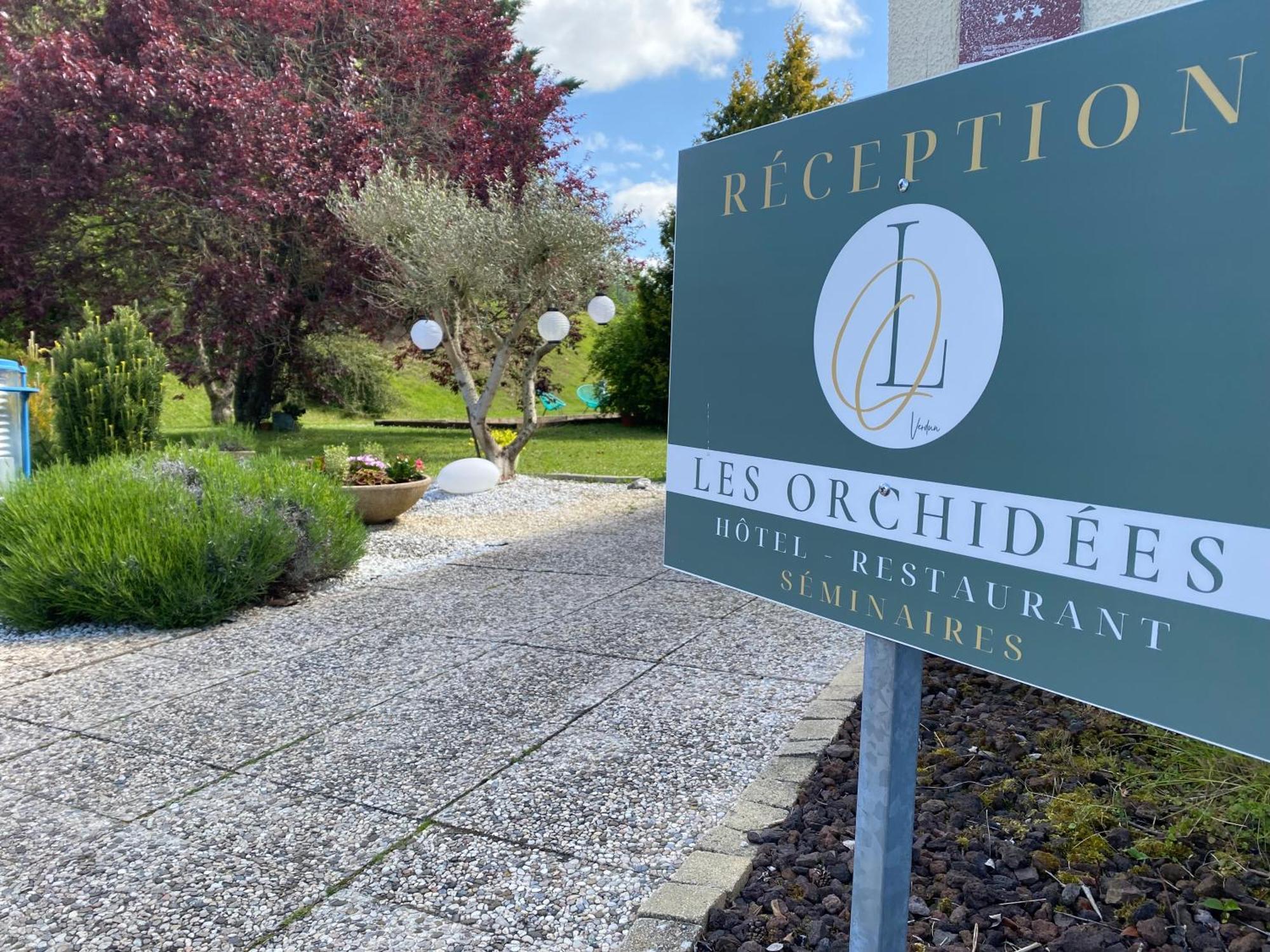 Les Orchidees , Hotel & Restaurant 베르됭쉬르뫼즈 외부 사진